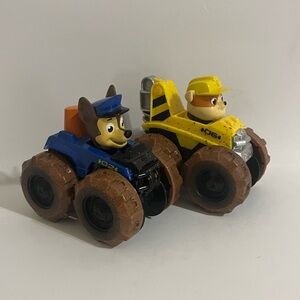 Paw Patrol Chase And Rubble Muddy Monster Truck Rescue Racers